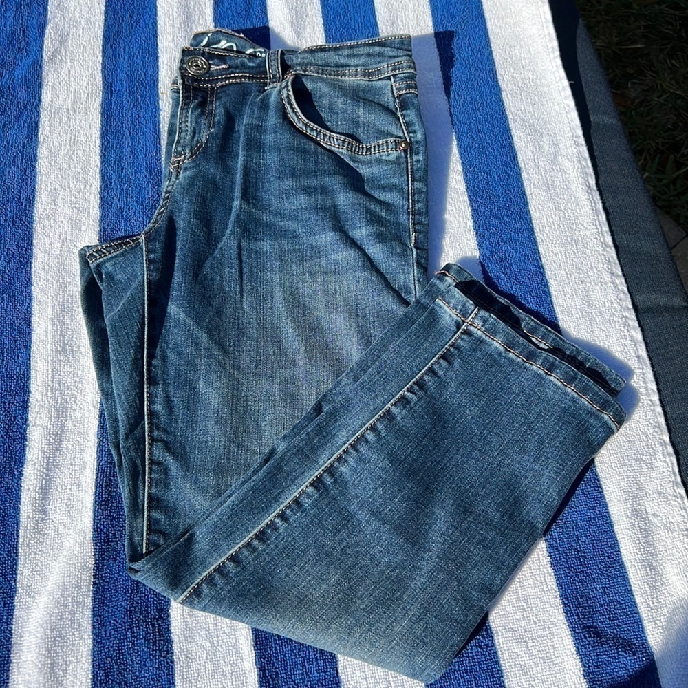 INC Denim Jeans, Skinny leg, regular fit, Crop, Size 2 EUC
